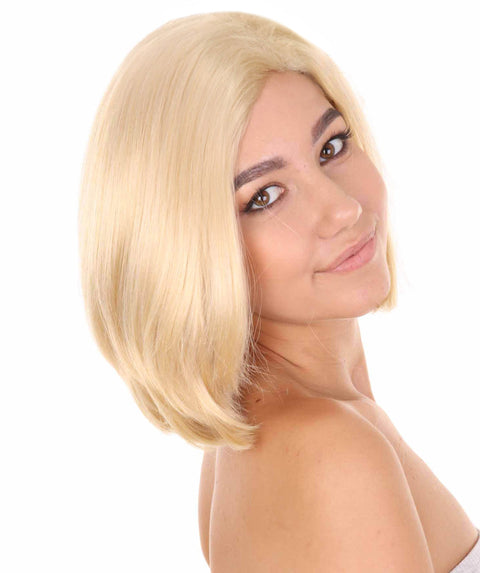 Adult Blonde Doctor Wig | Blonde TV/Movie Wig | Premium Breathable Capless Cap HW-3563