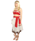 Adult Women's Princess 3Pc Costume | Red and Beige Cosplay Costume