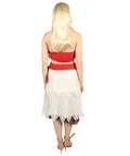 Adult Women's Princess 3Pc Costume | Red and Beige Cosplay Costume