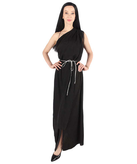 Adult Women's Dark Goddess Costume | Black Cosplay Costume