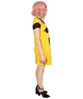 Adult Women's Ghost Dress Costume | Yellow Halloween Costume