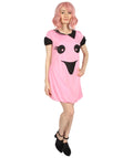 Adult Women's  Ghost Dress Costume | Lt. Pink Halloween Costume