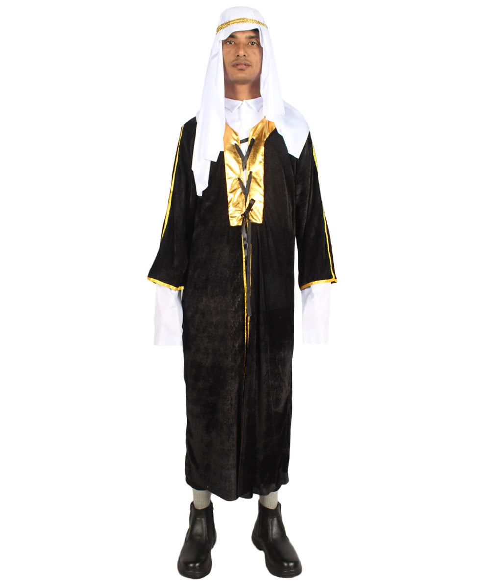 Adult Men's Wise Melchior Costume | Black and White Halloween Costume ...