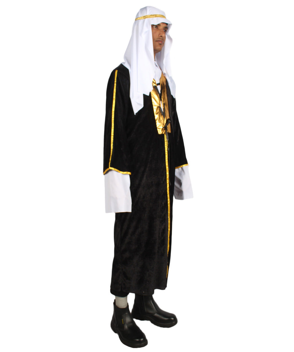 Adult Men's Wise Melchior Costume | Black and White Halloween Costume ...