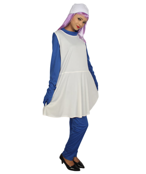 Blue Women Costume