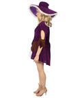 Adult Women Ghost Pirate Costume, White & Dark Purple Cosplay Costume