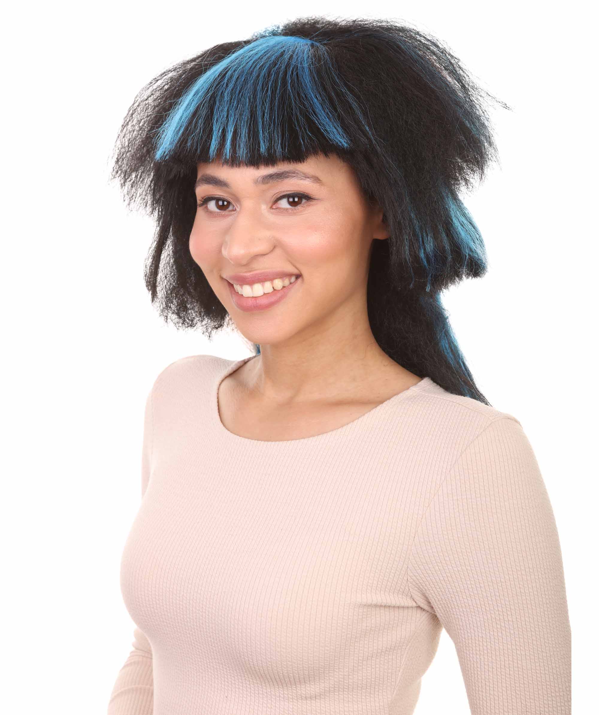 Egyptian Stepped Layers Bob Wig - HalloweenPartyOnline