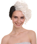 Womens Wig TV/Movie Short Black & White Fancy Cosplay Halloween Wig | Premium Breathable Capless Cap