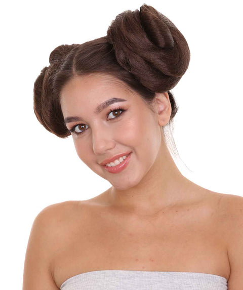 Galactic Space Buns | Women's Brunette Movie and Character Hair Extensions | HPO