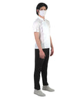 Adult Men's Dr. Surgeon Costume | White and Black Cosplay Costume