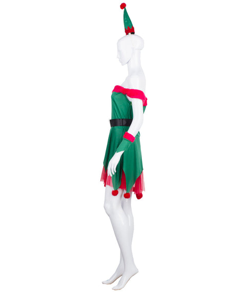 Women Elf Holiday Costume
