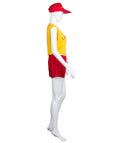 Adult Women's Lifeguard TV/Movie Costume , Red & Yellow Cosplay Costume