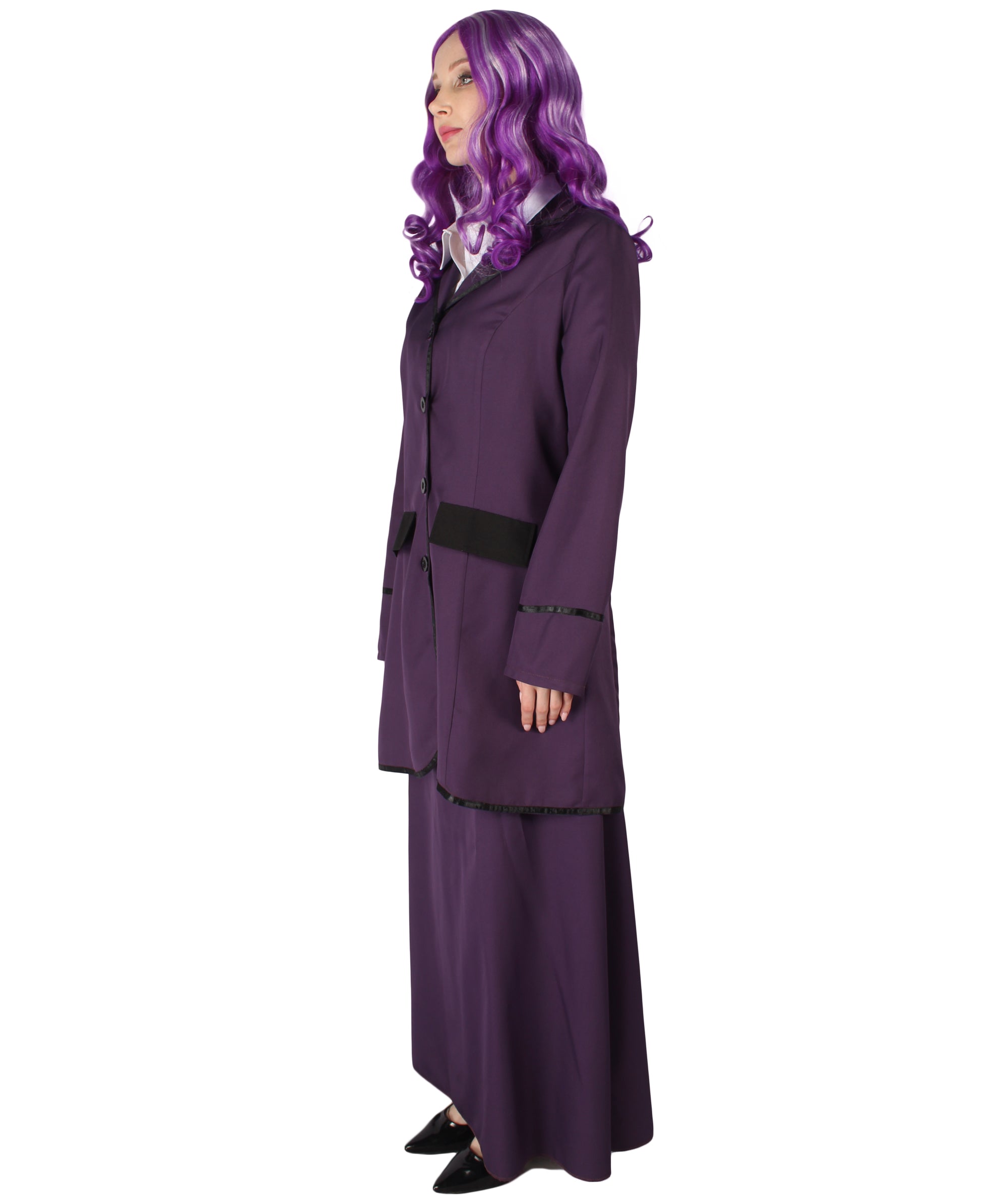 Purple Cosplay Movie Costume - HalloweenPartyOnline