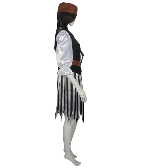 Adult Women's Pirate Costume | Multi Halloween Costume
