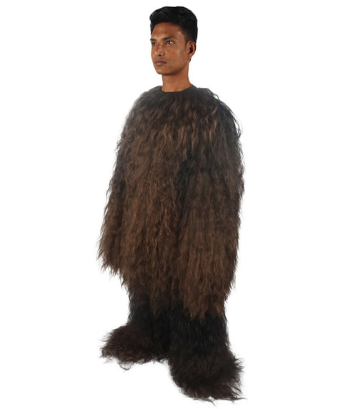 Adult Men Long Hairy Warrior Ape Military Leader Resistance Fighter Costume, Cosplay Costume Collections