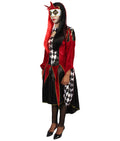 Adult Women GOTHIC VENETIAN Costume | Red & Black Halloween Costume
