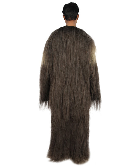 Long Hairy Elder Warrior Ape Military Leader Resistance Fighter Costume | Brown & Blonde Cosplay Costume
