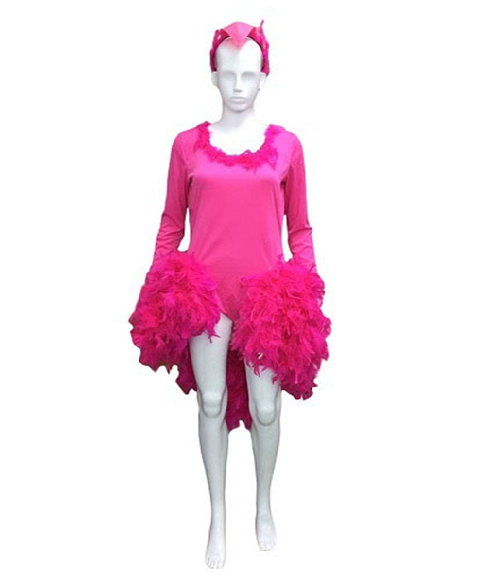 Adult Women's Flamingo Costume Wig - HalloweenPartyOnline