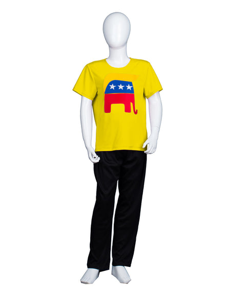 Yellow president costume