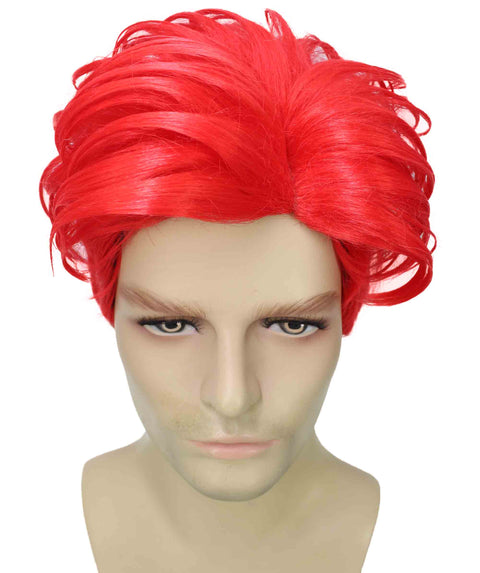 90's Rave Guy Red Wig