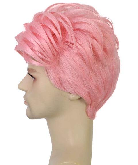 90's Rave Guy Pink Wig