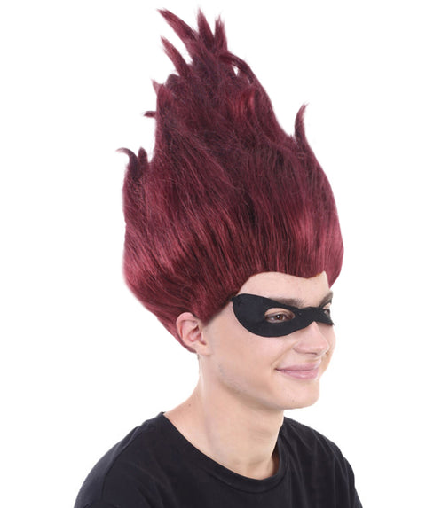 HPO Animated Movie Supervillain Wig , Troll Wig , Premium Breathable Capless Cap