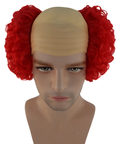Clown Red Scary Wig