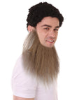 thin long beard