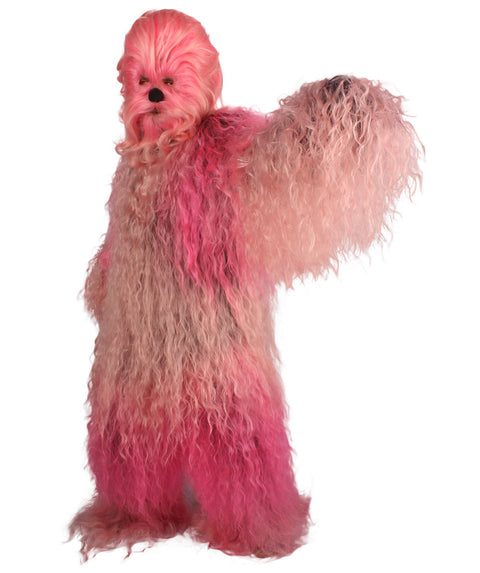 Pink  Unisex Long Hairy Warrior Ape Military