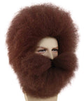 Afro Wildman Wig with Beard