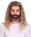 Men's Sea Hero Wig & Beard Set | Cosplay Halloween Wig | Premium Breathable Capless Cap