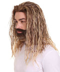 Men's Sea Hero Wig & Beard Set | Cosplay Halloween Wig | Premium Breathable Capless Cap