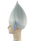 Silver Troll with Ears wig