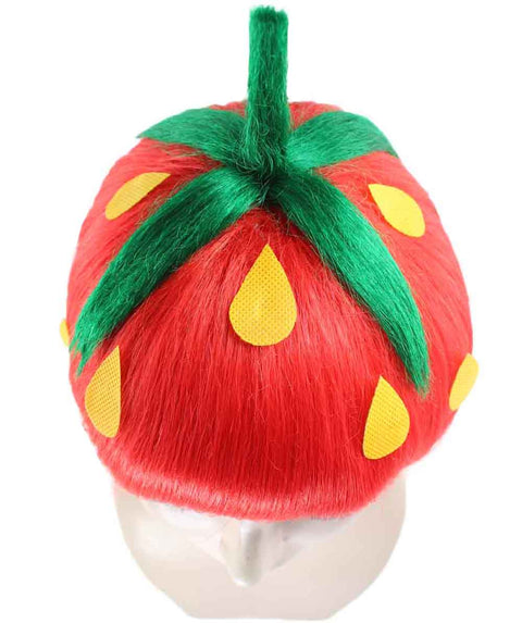 Strawberry Womens Wig | Short Red Wig | Premium Breathable Capless Cap