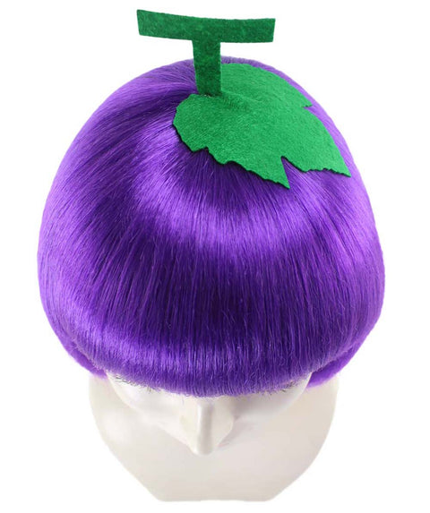 Grape Womens Wig | Short Purple Wig | Premium Breathable Capless Cap