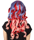 Long Ombre Colorful Wig