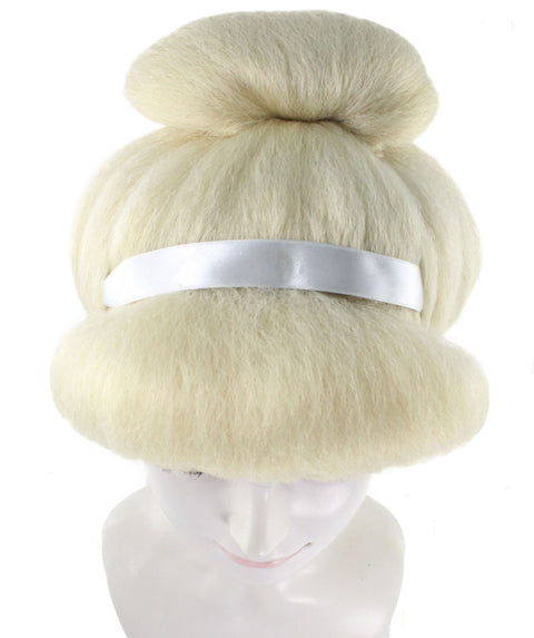Blonde Short Royal Bun Princess wig