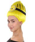Adult Unisex Funny Movie Character Yellow Wig | Premium Breathable Capless Cap | Flame Retardant Synthetic Fiber