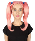 Women's Medium Rag Doll Pink Wig