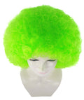 Green Afro Wig 