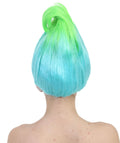 Bluish Green Troll Wig
