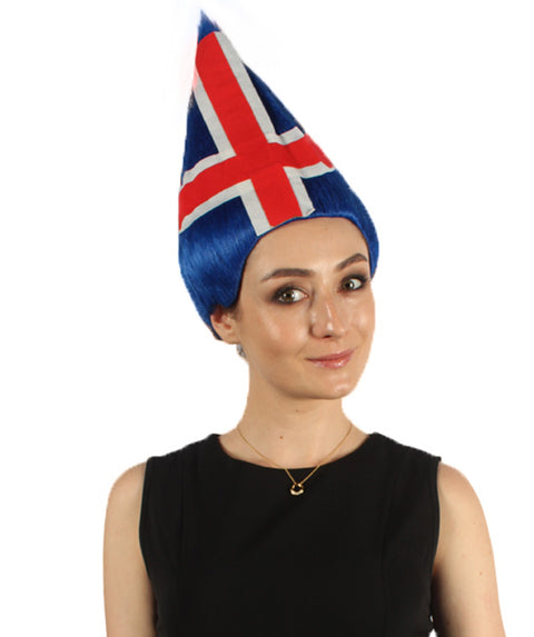 Iceland Flag Troll Wig