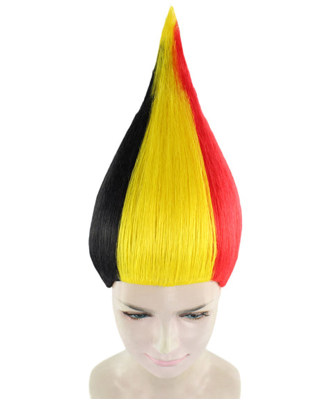 Belgium Flag Troll Wig
