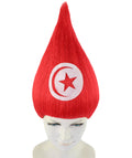 Tunisia Flag Troll Wig