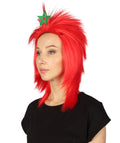 Morocco Flag Mullet Wig