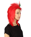 Morocco Flag Mullet Wig