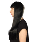 Women's two-tone long straight wig