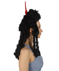 Colonial Historical Black Wig