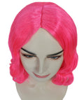 pink video game wig