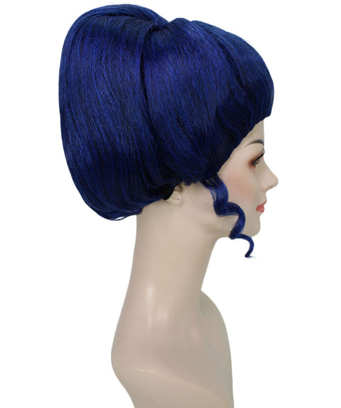 Women's TV Movie Character wig | Dark Blue Wigs | Premium Breathable Capless Cap